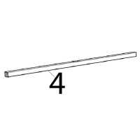 Listello sup. BT S.5E, 20x20x1 Unox XBC 615EG