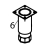 Ajustable leg Fagor FI-2700I