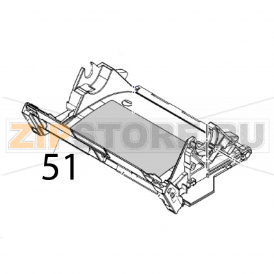 Ribbon open cover Sato CT412LX TT Ribbon open cover Sato CT412LX TTЗапчасть на деталировке под номером: 51Название запчасти на английском языке: Ribbon open cover Sato CT412LX TT.