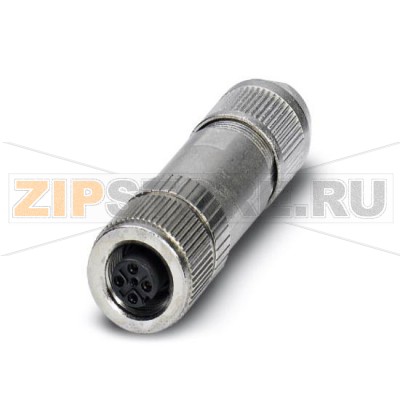 Шинный системный соединитель Phoenix Contact SACC-M12FS-5SC SH DN 5-полюсн., экранирован., Прямая гнездовая часть разъема M12, А-кодирование, Пружинные зажимы, Материал накатанной гайки: латунь, никелированный, Наружный диаметр кабеля 4 мм . 8 мм.Минимальный заказ: 1 шт.Упаковка: 1 шт.