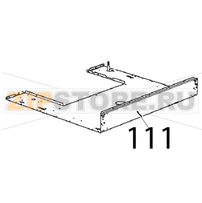 Fondo est BT gas S.5E Unox XBC 615EG Fondo est BT gas S.5E Unox XBC 615EGЗапчасть на деталировке под номером: 111