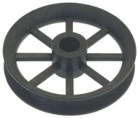 PULEGGIA NERA ø 7 mm PER MOTORE 60Hz