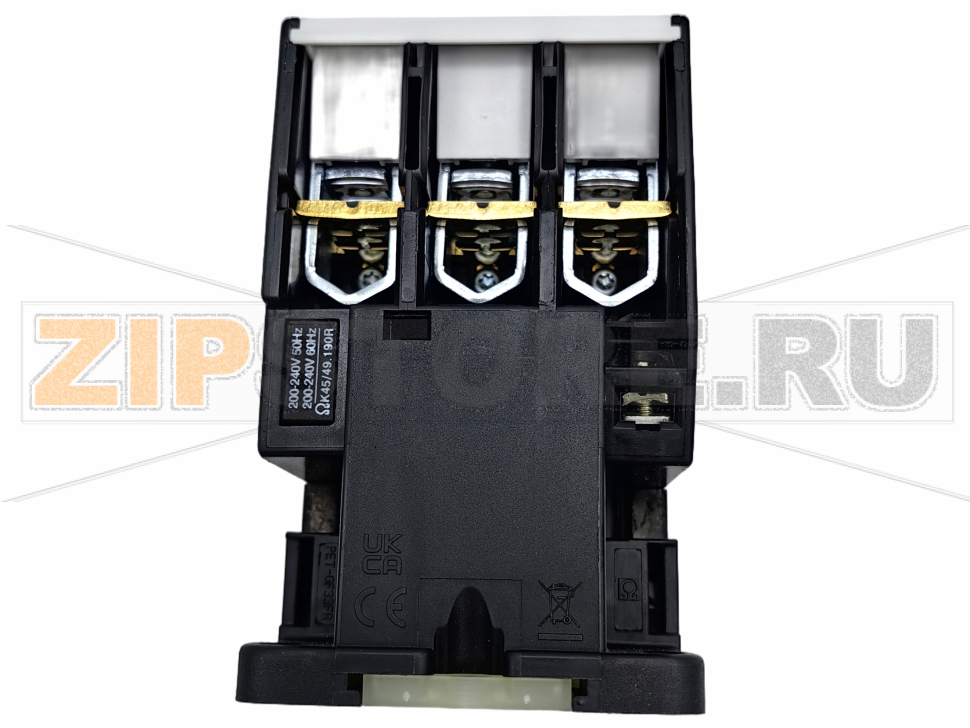 Контактор B&J K3-62B00 EUR 190 T Rational Питание катушки 230В 50/60Гц 62А 30кВт3 контакта нормально открытыхС 1 вспомогательным контактом НО зеленый