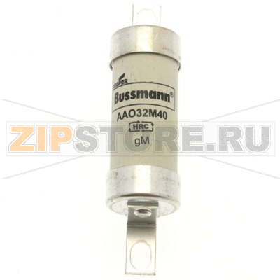 Предохранитель, 32 A, AC 500 В, 80 кА, BS88/A2, 22x85 мм, gM, BS Eaton 32M40 500V AC BS88 FUSE 