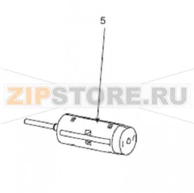 Принимающий шпиндель для риббона в сборе Zebra Z6Mplus Принимающий шпиндель для риббона в сборе Zebra Z6Mplus Запчасть на сборочном чертеже под номером: 5Количество запчастей в комплекте: 1Название запчасти Zebra на английском языке: Kit Ribbon Take-Up Spindle 