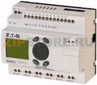Контроллер компактный, 24VDC, 12DI (4 AI), 6DO (R), CAN, дисплей Eaton EC4P-221-MRXD1