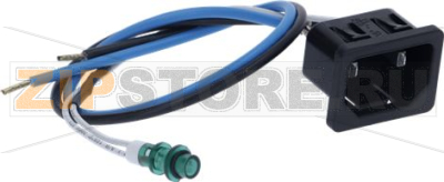 INDICATOR LIGHT GREEN WITH CONNECTOR 230 