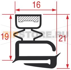 УПЛОТНИТЕЛЬ ПОД ПАНЕЛЬ 2017 - 2500 ММ 