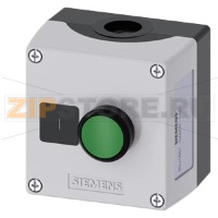 ПОСТ УПРАВЛЕНИЯ, 22MM, С КРУГЛЫМ ВЫРЕЗОМ, МАТЕРИАЛ КОРПУСА - ПЛАСТИК, ENCLOSURE TOP PART GREY, 1 ТОЧКА УПРАВЛЕНИЯ, ПЛАСТИК, КРЫШКА КОРПУСА С МЕСТАМИ ДЛЯ НАКЛЕИВАНИЯ МАРКИРОВОЧНЫХ ТАБЛИЧЕК, A=КНОПКА ЗЕЛЁНАЯ, МАРКИРОВКА: "I", 1НО, ВИНТОВЫЕ КЛЕММЫ, МОНТАЖ КО