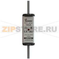 Предохранитель, 160 A, AC 500 В, 120 кА, NH01, gL/gG, IEC Eaton NH FUSE 160A 500V GL/GG SIZE 01