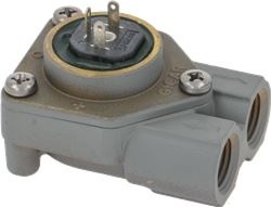 FLOWMETER UL/NETW. BRASS LED 