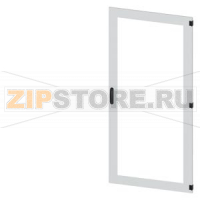 SIVACON, door, right, inspection window, IP55, H: 2000 mm, W: 900 mm, RAL 7035, Protection class 1 Siemens 8MF1090-2UT14-0BE2