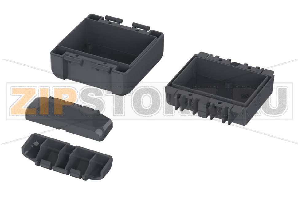 Корпус, 89x80x47 мм, поликарбонат UL 94 V0, одноцветный Bopla B 080805 PC-V0 7024 