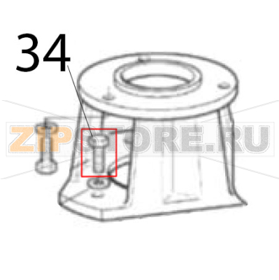 Screw Scotsman AF 124 Screw Scotsman AF 124Запчасть на деталировке под номером: 34