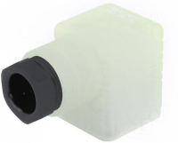 Разъем 8 А, 24 В, DIN 43650A, IP65, 3 контакта Hirschmann GDML 2011 LED 24 VR BLACK