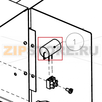 Condensatore PO.ASS.0.22MF 100DC400AC Imesa ES 10                                        Condensatore PO.ASS.0.22MF 100DC400AC Imesa ES 10Запчасть на сборочном чертеже под номером: 1Название запчасти на итальянском языке: Condensatore PO.ASS.0.22MF 100DC400AC Imesa ES 10