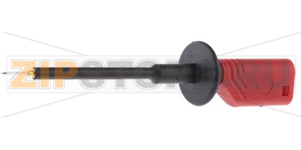 Щуп тестовый 0.8/2 мм, 1000 В/AC/DC Hirschmann 975018701 