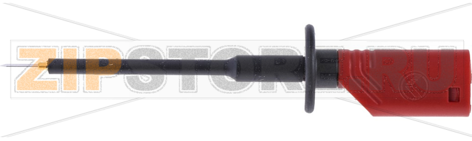 Щуп тестовый 0.8/2 мм, 1000 В/AC/DC Hirschmann 975018701 