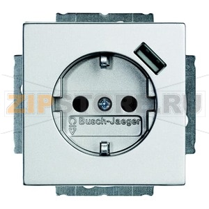 Розетка USB 16 А, 700 мА, алюминий ABB 2CKA002011A6178 