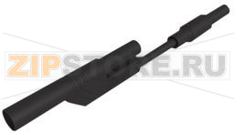 Провод тестовый 0.08 м, черный Hirschmann MAL 2800 S BLACK 
