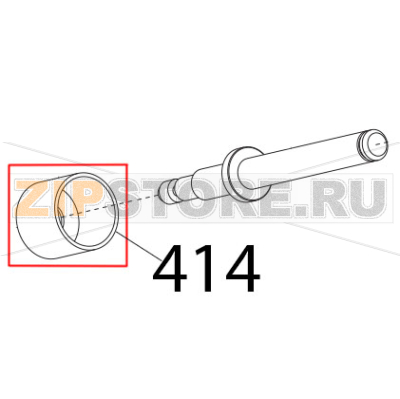 Bicchierino aff. LNR Sirman Palladio 350 Bicchierino aff. LNR Sirman Palladio 350Запчасть на деталировке под номером: 414