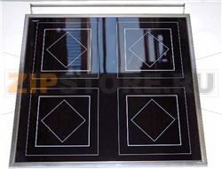 Ceran glass plate #216024 inkl. frame 