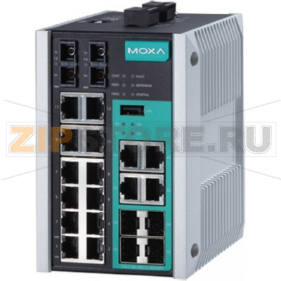 Коммутатор MOXA EDS-518E-SS-SC-4GTXSFP 