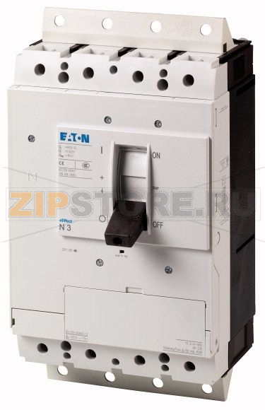 Выключатель-разъединитель втычной, 630А, 4 полюса, 3 позиции Eaton N3-4-630-SVE 