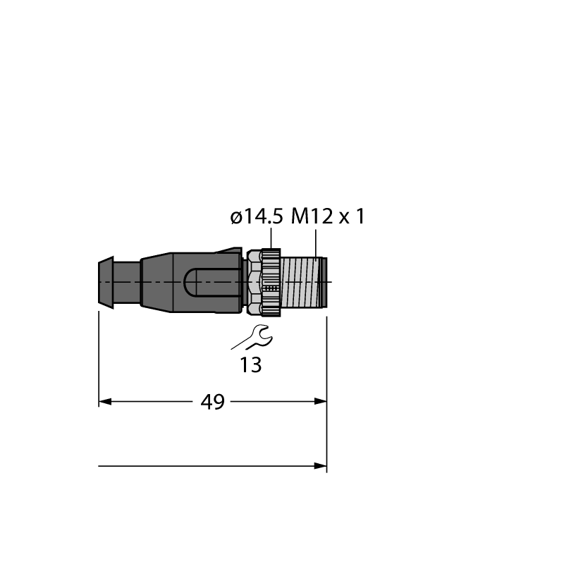 Кабель Turck DT06-2S-A-5-RSC4.201T/TXL 