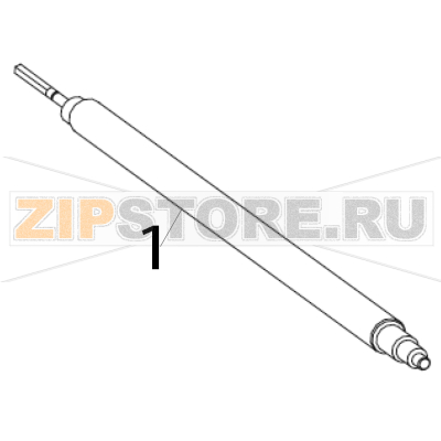 Platen roller RH and LH Zebra 170PAX4 Platen roller RH and LH Zebra 170PAX4Запчасть на деталировке под номером: 1
