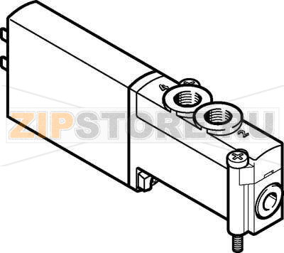 Распределитель с электроуправлением Festo MHP2-MS1H-5/2-M5 