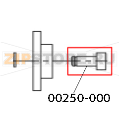Hub, pin Zebra TTP 1030 Hub, pin Zebra TTP 1030Запчасть на деталировке под номером: 00250&dash;000