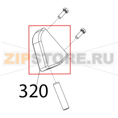 Blocch. impug. LNR and VAS, DAL04 Sirman Palladio 350 Top Blocch. impug. LNR and VAS, DAL04 Sirman Palladio 350 TopЗапчасть на деталировке под номером: 320