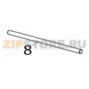 Media guide bar TSC TTP-286MT Media guide bar TSC TTP-286MTЗапчасть на деталировке под номером: 8