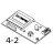 LCD and Feed button PCB assembly (includes LCD cover) TSC TTP-323