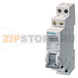 КОНТРОЛЬНЫЙ ВЫКЛЮЧАТЕЛЬ С КОНТРОЛЬНОЙ ЛАМПОЙ D=70ММ 3-ПОЛ. 20A 230В Siemens 5TE8103 