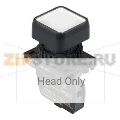 Лампа сигнальная, Ø отверстия: 22/25 мм Autonics L2RRU-L4W 