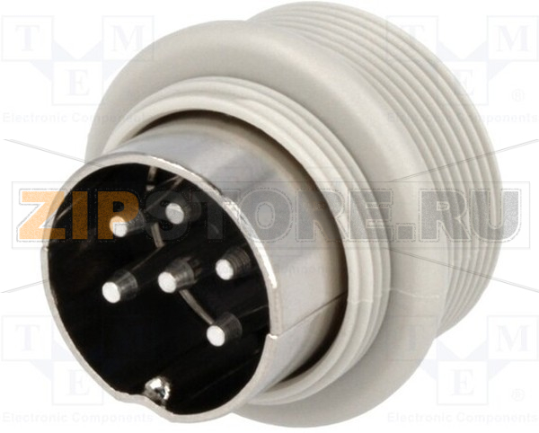 Разъем DIN, 6 контактов Hirschmann MASEI 6100 