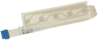 PUSH-BUTTON PANEL MEMBRANE 5 BUTTONS