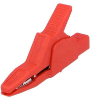 Зажим 30 мм, 34 A, 300 В, тип: крокодил, красный Hirschmann AK 2 B 2540 RT