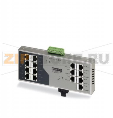 Коммутатор Ethernet Phoenix Contact FL SWITCH SF 15TX/FX 15 портов TP-RJ45, 1 порт для оптоволоконного кабеля, 100 Мбит/с дуплексный режим, разъем SC-D, автоопределение скорости передачи данных - 10 или 100 Мбит/с (RJ45), функция Autocrossing.Минимальный заказ: 1 шт.Упаковка: 1 шт.
