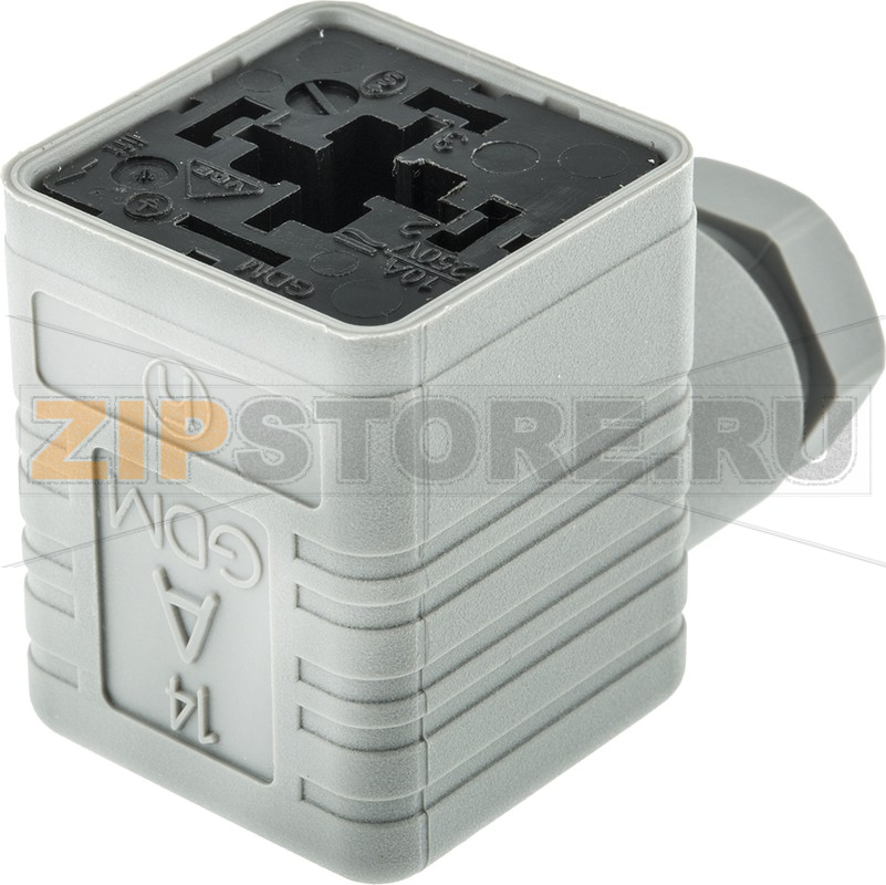 Разъем 16 А, 250 В, DIN 43650 A, IP65, 4 контакта Hirschmann 931969106 
