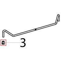 Boccola supporto cesto Tecnoinox FR48FE7