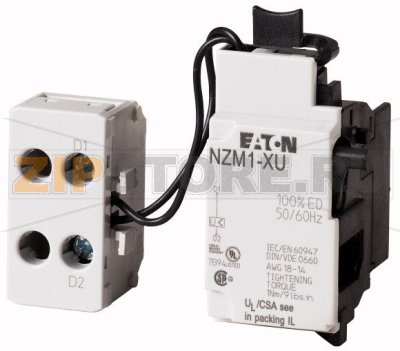 Расцепитель минимального напряжения, 24В AC Eaton NZM1-XU24AC 