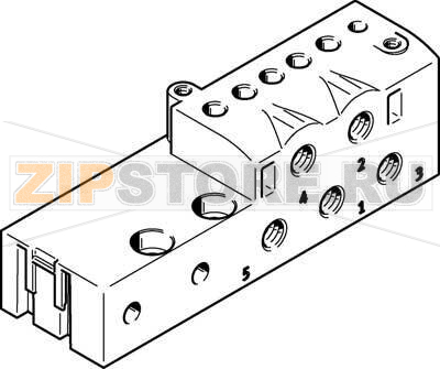 Плита монтажная Festo MHA2-AS-5-M5 
