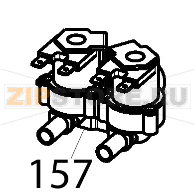 Elettrov. in 3/4 - out 1 via Tecnoinox EFB06DS Elettrov. in 3/4 - out 1 via Tecnoinox EFB06DSЗапчасть на деталировке под номером: 157