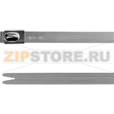 Стяжка кабельная 127x4.6 мм, стальная, 1 шт HellermannTyton MBT5S 