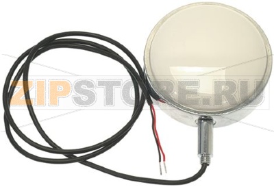 ROUND BIFACIAL ILLUM. BADGE HOLDER W/LED 