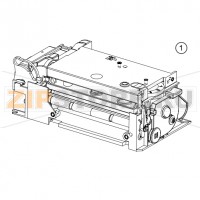 Механизм принтера 300 dpi с регулируемым сенсором этикетки Datamax E-4203
