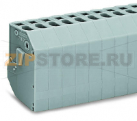 Клеммы для трансформатора; 4-пол.; Соединение CAGE CLAMP® для проводников; 4,00 mm; оранжевые Wago 711-184